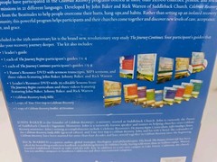 Celebrate Recovery John Baker Rick Warren Zondervan Yellow Box Set Christian