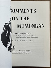 Zen Comments on the Mumonkan – Zenkei Shibayama. First Harper & Row PB, 1974