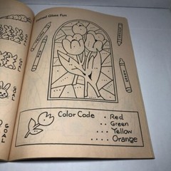 Vintage 1986 Golden Color / Activity Book So Much Fun Easter Coloring Book