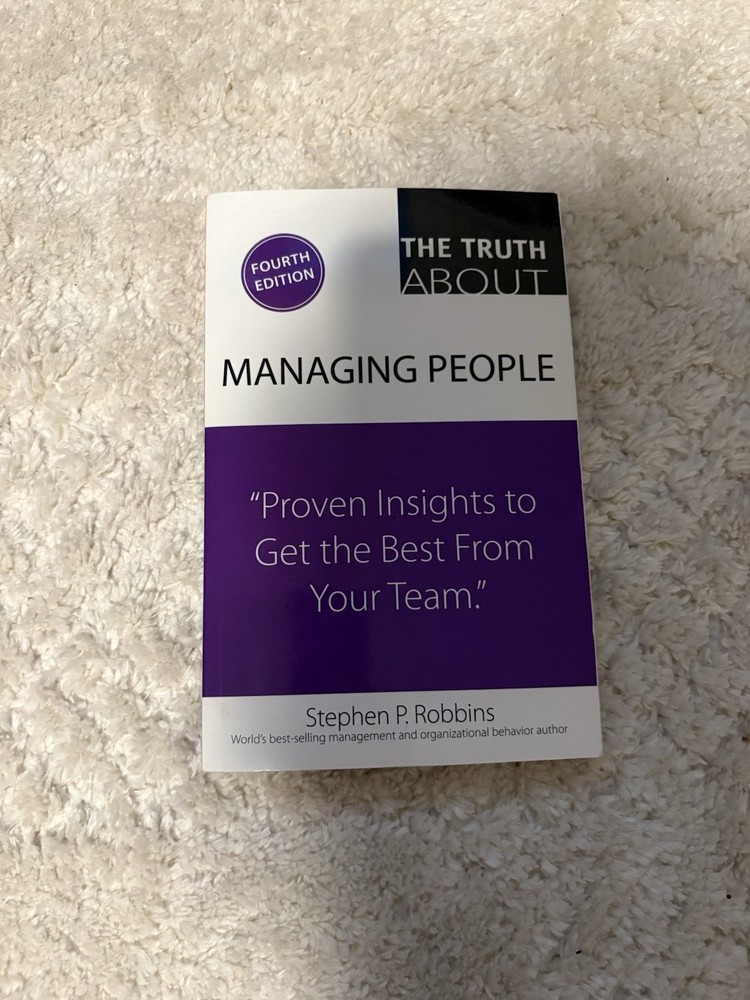 Truth About Managing People by Stephen P. Robbins (2015, Trade Paperback)