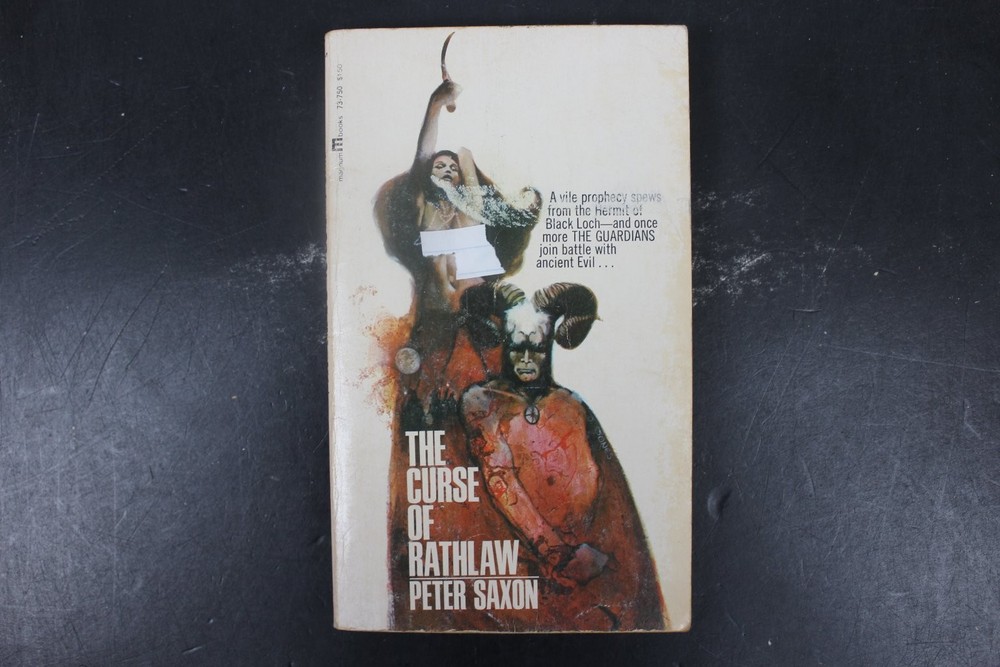 Curse of Rathlaw Peter Saxon 1968 Paperback Gothic Horror Occult Prestige PB
