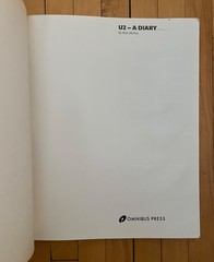 U2 – A Diary by Matt McGee Illustrated Softcover Pictorial Omnibus Press (2008)