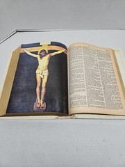 Vintage Holy Bible King James Version Our Family Bible” 1971 White & Gold 11.5