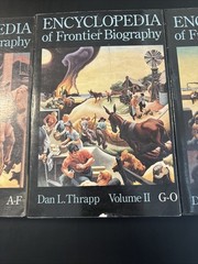 Encyclopedia Frontier Biography 3 Volume Set Thrapp Softcover