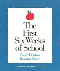 The First Six Weeks of School (1st ed – out of print) (Strategies for Te – GOOD