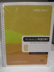 Spiral Bible The Books of Poetry The Word of God Notetakers