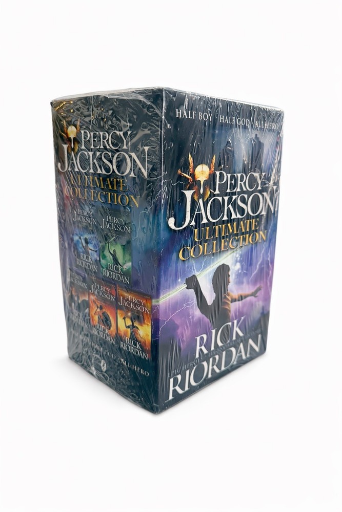 Percy Jackson Ultimate Collection 5 Book Box Set By Rick Riordan-BRAND NEW