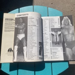 The New Pictorial History of Wrestling Hardcover Signed By Dusty Rhodes