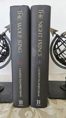 Lot 2~Lauren Palphreyman~The Wolf King~The Night Prince~Hardcovers Dust Jacket