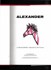 ALEXANDER—HAROLD LITTLEDALE—TOM VROMAN—hc/dj–$2.75 orig. price—1964