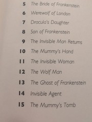 Monster movies By Universal Studios
