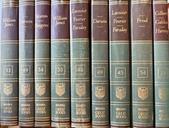 Great Books of the Western World YOU CHOOSE Vintage Tan Multi Color Cloth B3G1