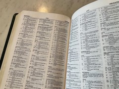 Bible NIV 1984 Thinline Forest Green Bonded Leather Double Column