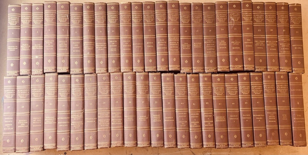 1909-1910 THE HARVARD CLASSICS – Five Foot Shelf of Books – Choose Your Volume