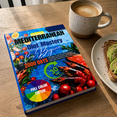 Mediterranean Recipes Cookbook | Weight Loss Recipes | Full Color Cookbook