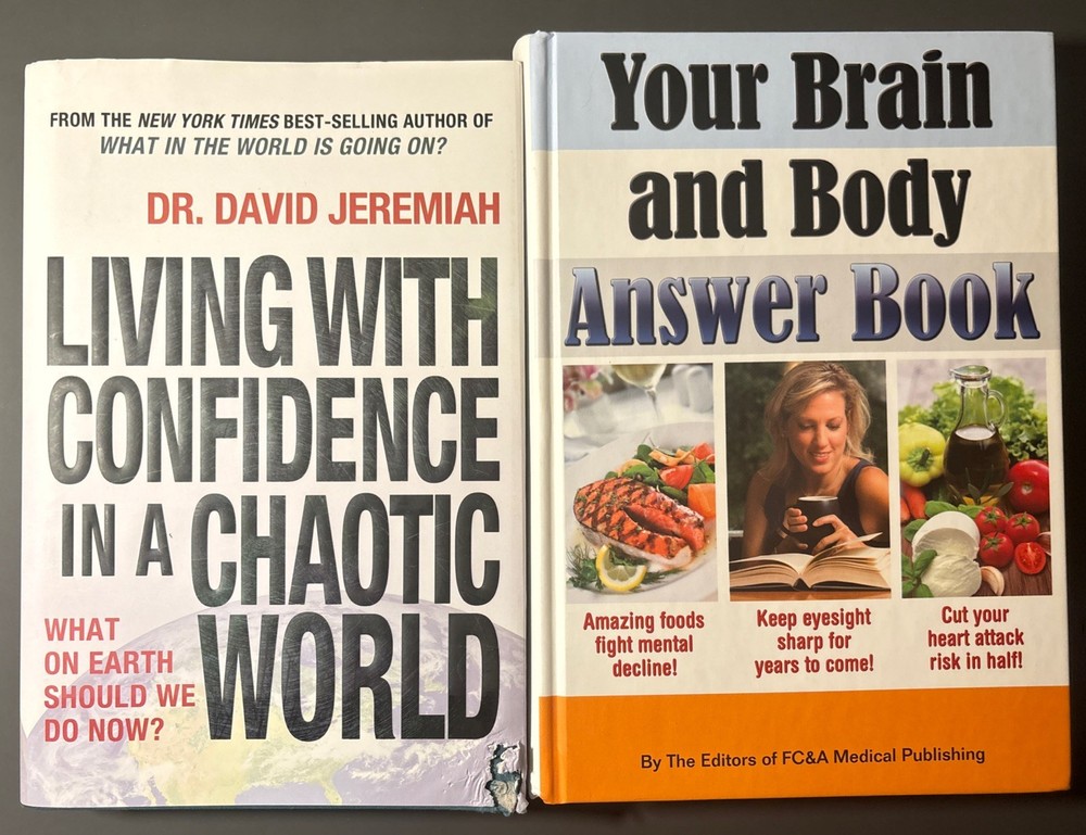 2000s-2010s Self-Help Book Lot, Modern Christianity & Brain/Body Health