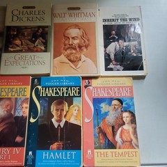 Vintage Signet Classics Book Lot Dracula Beowulf Shakespeare Dickens 10pb Gothic