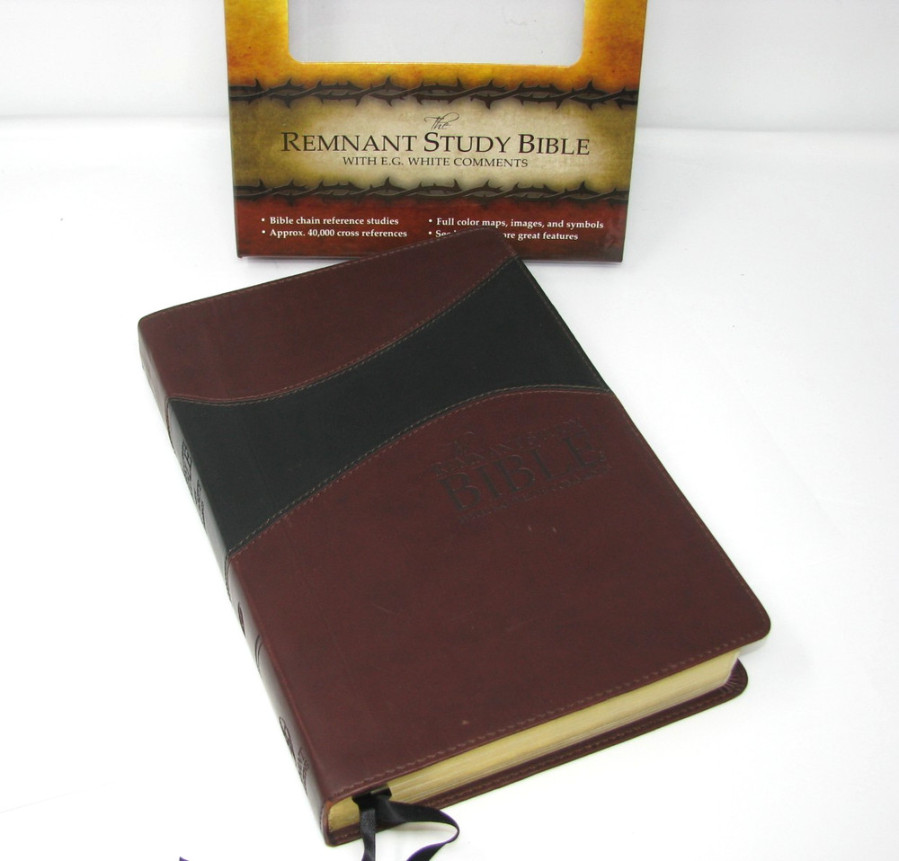 The Remnant Study Bible E.G White Comments KJV Leathersoft Seventh-day Adventist