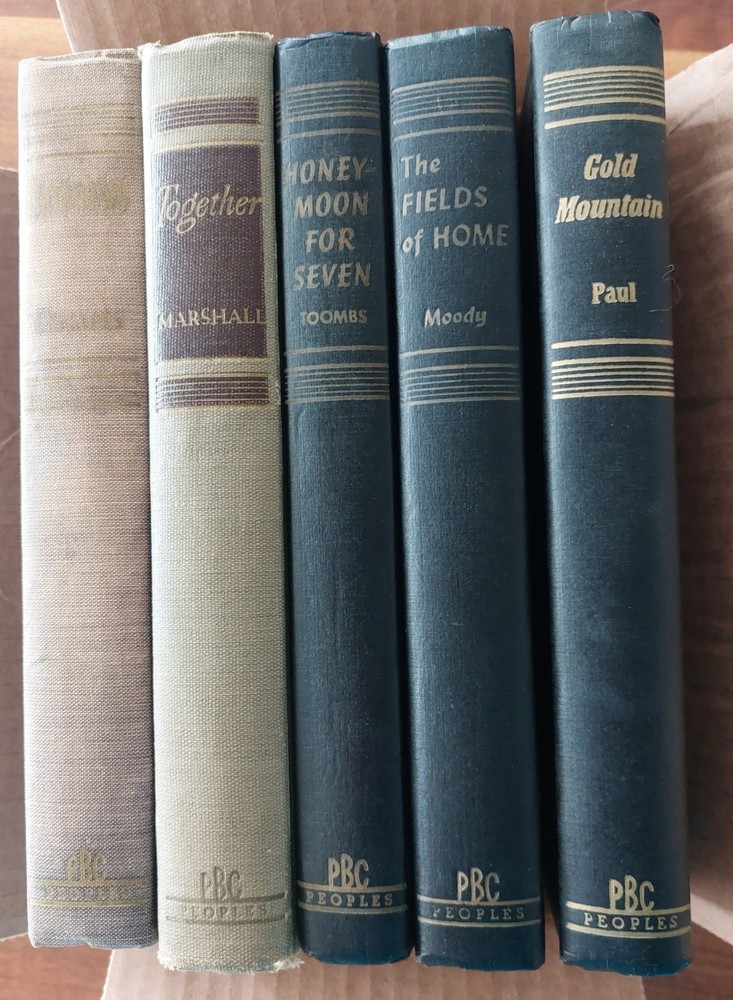 Vintage 1950s Lot Peoples Book Club PBC Chicago The Fields of Home Ralph Moody