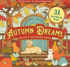Autumn Dreams Coloring Book – 31 Stress Free Designs (Peforated Pages for Ea…