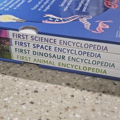 My First Encyclopedia Set of 4 – Animal Dinosaur Space Science Box Set DK NEW