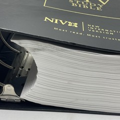 Zondervan NIV Study Bible : Loose-Leaf Edition by Hendrickson (2005, Hardcover)