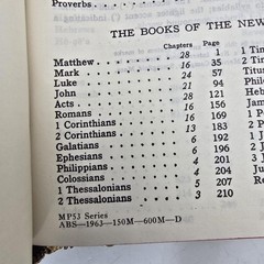 Holy Bible KJV King James Black Zippered Leather Maps 1963 Am Bible Society Vtg