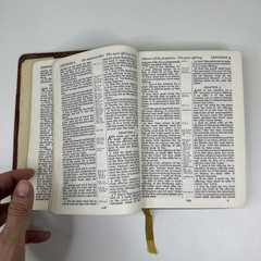 Holy Bible Cambridge 16 mo. Maps Old New Testaments Vintage 1940s Red Letter