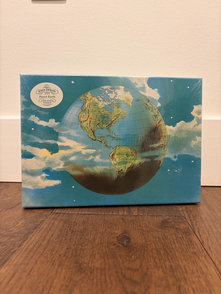 NEW, UNOPENED John Derian The World 1,000-Piece Puzzle (Artisan Puzzle)