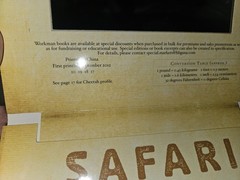 Dan Kainen Carol Kaufmann Safari: A Photicular Book HC Workman 1st Ed 2012