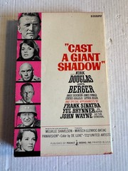 Cast a Giant Shadow Ted Berkman Very Good 1966 2nd Printing Pocket Vintage