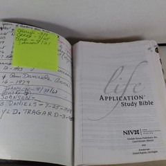 NIV Life Application Study Bible Bonded Leather Printed in USA – Red Letter