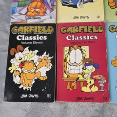 Garfield Classics Volume 3 4 5 8 10 11 13 14 17 19 Jim Davis Paperback Book Lot