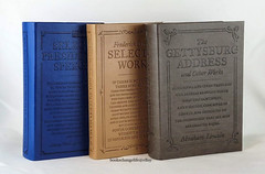 COMMON SENSE, FEDERALIST PAPERS, CONSTITUTION +3 *Set of 6 Leather Book Set NEW*