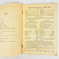 1928 Wartburg Kalender German Edition Book Seminar Dubuque Iowa Vintage