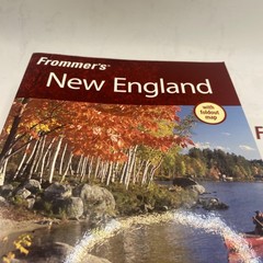 Frommer’s New England 2006 Paul Karr Maroon PB Travel Guide Map USA Illustrated