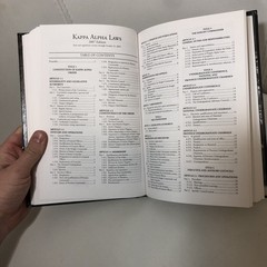 ’The Varlet of Kappa Alpha Order’ (11th edition, Second Revision 2008)