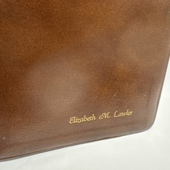 BIBLE Ultra Thin Reference King James Version Cornerstone Brown Leather 1987 Cr