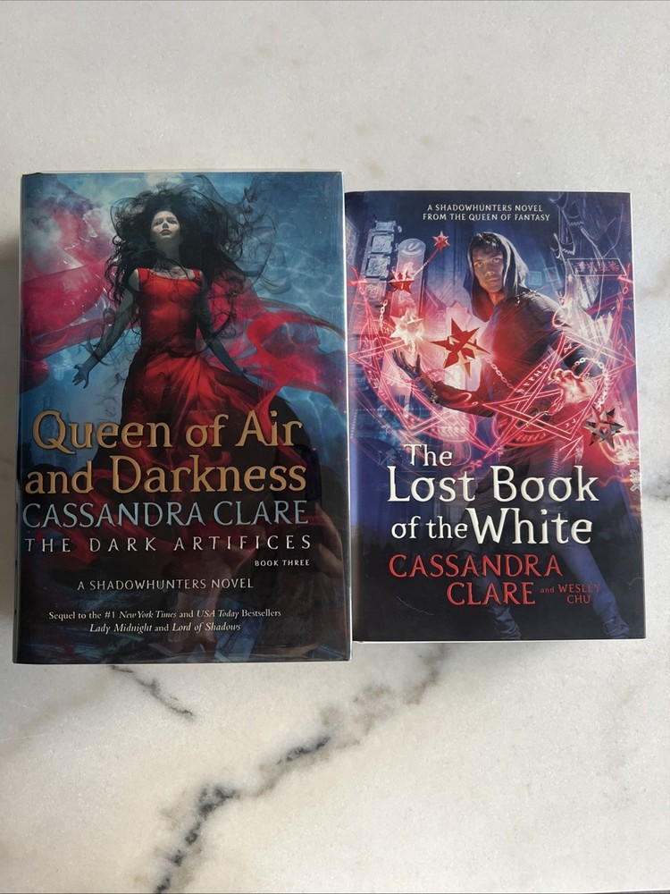 Signed Queen Of Air And Darkness Cassandra Clare & UK Lost Book Of The White