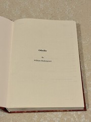Othello by William Shakespeare, 2011 Hardcover book, Simon & Brown