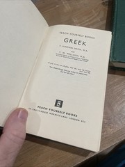 New Testament Greek Beginners J Gresham Machen 1951 w/ Teach Yourself Greek 1968
