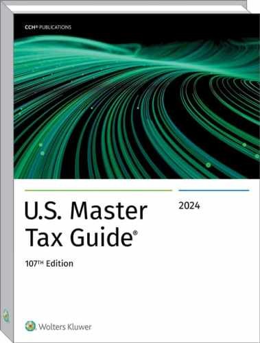 U.S. Master Tax Guide 2024 – Paperback, by CCH Tax Law Editors – Very Good