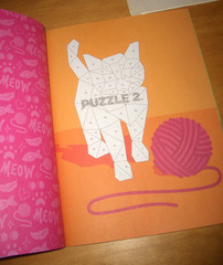 New „CATS” Sticker Puzzles Book-Makes 5 Mini Posters of Cats