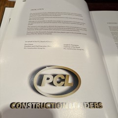 PCL Story : Our First 100 Years: PCL Construction Leaders Book~276 Pages~NEW!