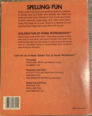RARE! 1st Vtg Golden Trade PB Ed. Spelling Fun Arlene Dubanevich 1981 ACCEPTABLE