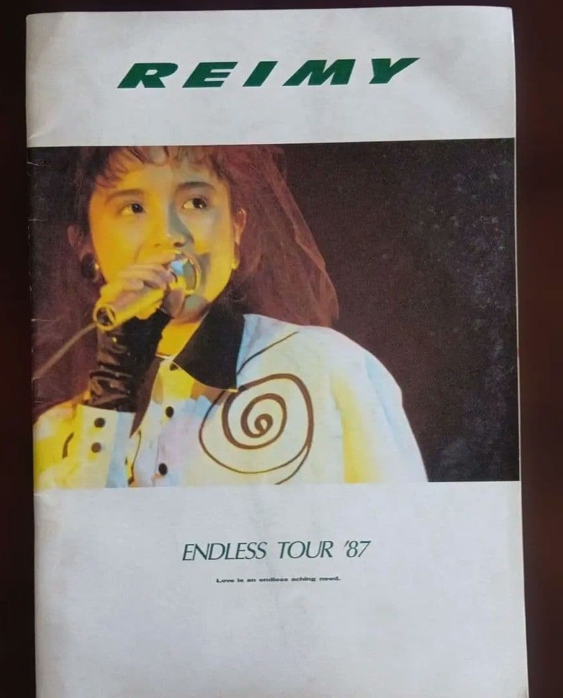 Reimy ENDLESS TOUR ’87 Concert Pamphlet Live Photos Staff Credits 1987