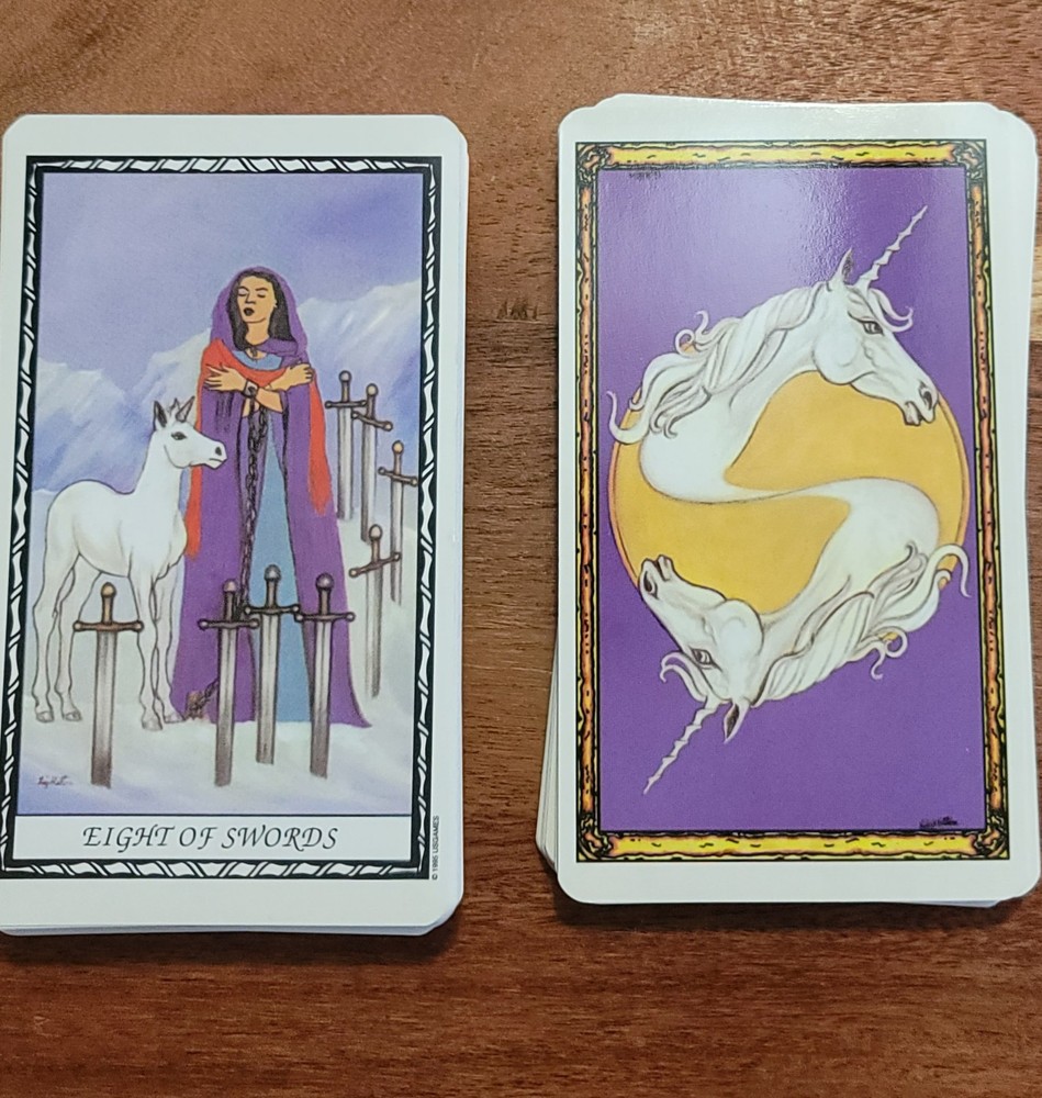 Vtg The Unicorn Tarot Deck, U.S. Games Systems, Inc. NO BOX. NO BOOK!