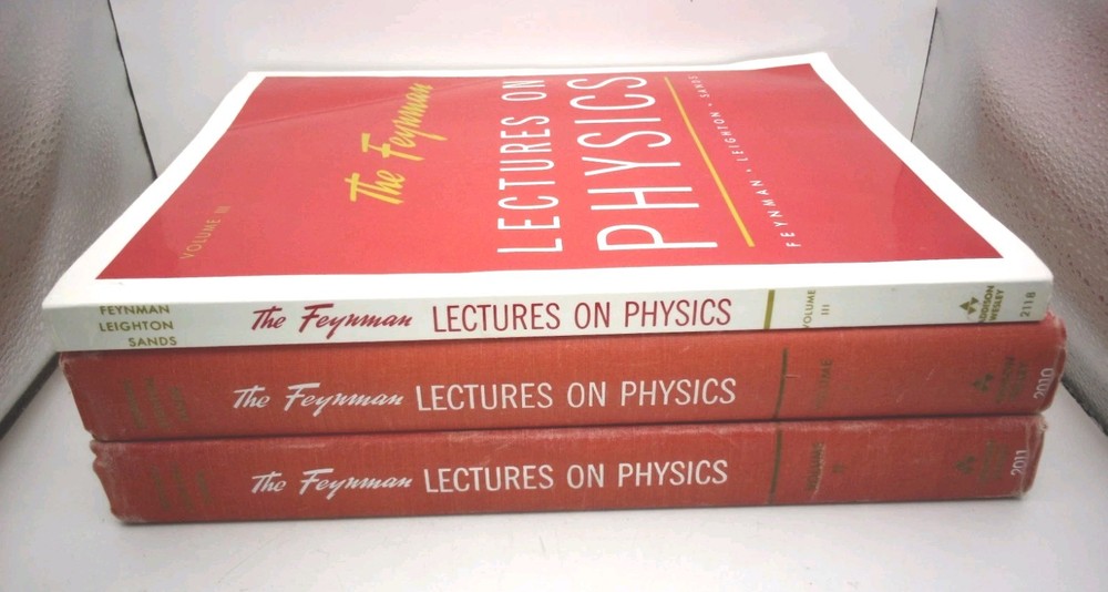The Feynman Lectures on Physics 3 Volume Set (1-3) Hardcover Edition