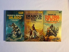 Charles R. Saunders – First three Imaro PAPERBACKS Daw 1st editions