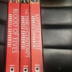 Andrzej Sapkowski The Witcher Paperback Lot: Blood of Elves, Time of Contempt